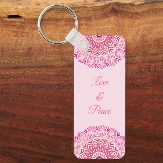 Bloem Mandala Sleutelhanger (Voorkant)