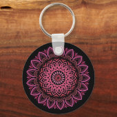 Bloem Mandala Sleutelhanger (Voorkant)