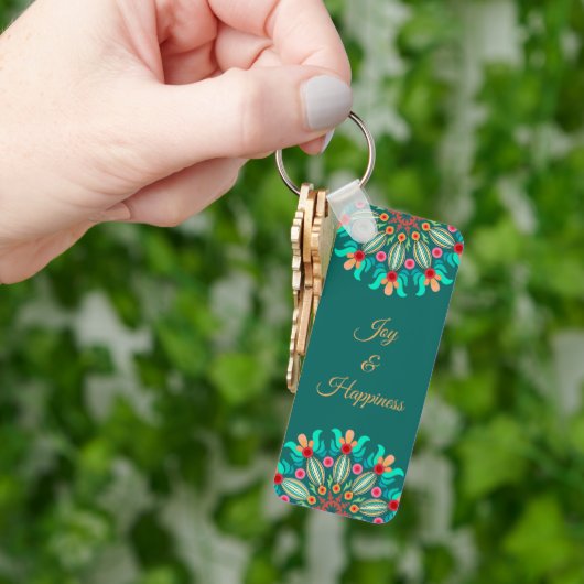Bloem Mandala Sleutelhanger (Hand)
