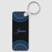 Bloem Mandala Sleutelhanger (Achterkant)
