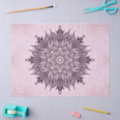 bloem mandala tissuepapier (Craft)