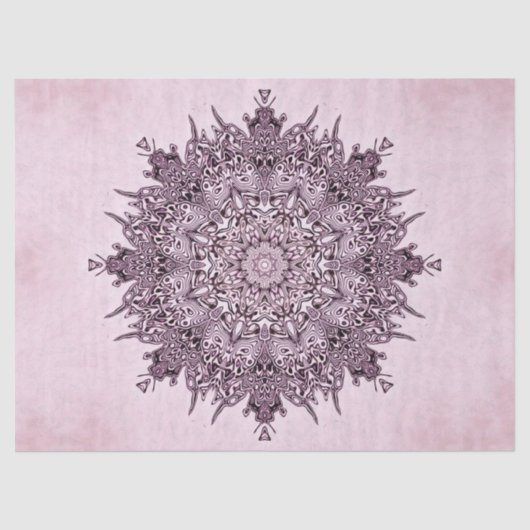 bloem mandala tissuepapier (Voorkant)