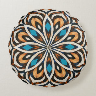 Bloem Mandala Weefsel  Rond Kussen