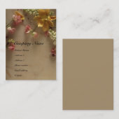 Bloem & Marmer Profiel Kaart Visitekaartje (Voorkant / Achterkant)