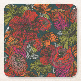 Bloem Medley Kartonnen Onderzetters