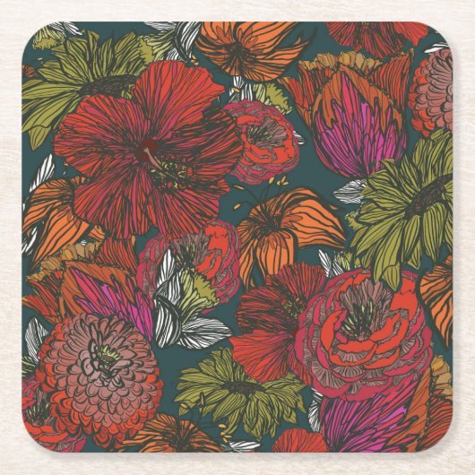 Bloem Medley Kartonnen Onderzetters (Voorkant)