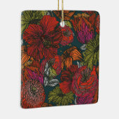 Bloem Medley Keramisch Ornament (Rechts)