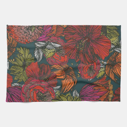 Bloem Medley Theedoek (Horizontaal)
