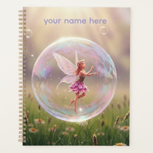 Bloem Meisje Dagelijkse Planner (Voorkant)