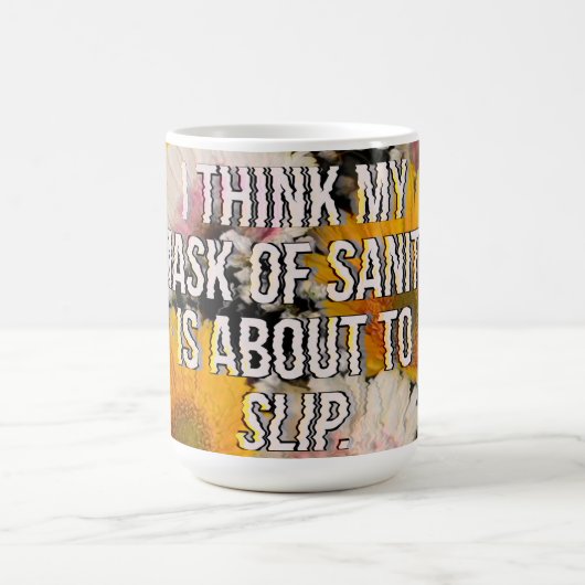 Bloem met citaat koffiemok (Center)