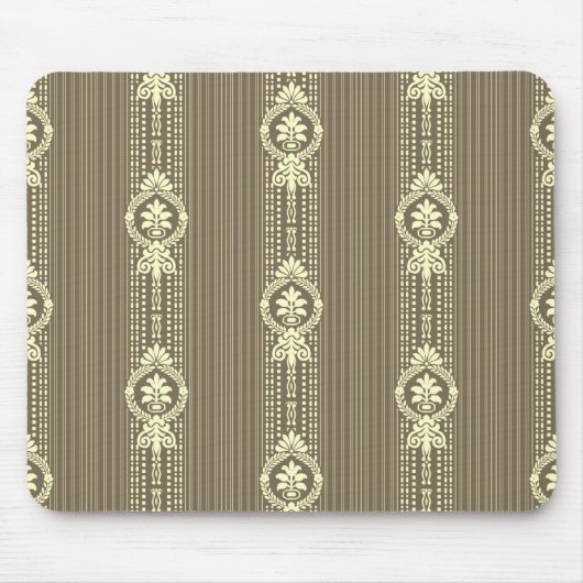 Bloem met laurel in sepia muismat (Voorkant)