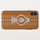 Bloem met lauwerkrans Case-Mate iPhone case (Achterkant (horizontaal))