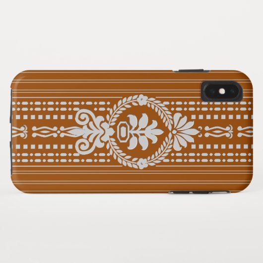 Bloem met lauwerkrans Case-Mate iPhone case (Achterkant (horizontaal))