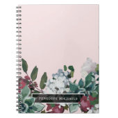 bloem met naam notitieboek (Voorkant)