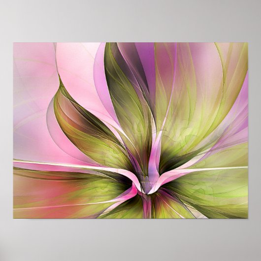 Bloem met overvloedige bloemblaadjes Delicate Tran Poster (Voorkant)