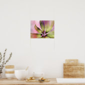 Bloem met overvloedige bloemblaadjes Delicate Tran Poster (Keuken)