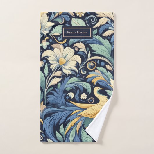 Bloem Morris kunst Bad Handdoek (Handdoek)