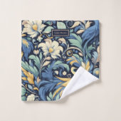 Bloem Morris kunst Bad Handdoek (Wasdoekje)