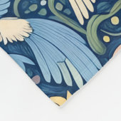 Bloem Morris kunst Fleece Deken (Hoek)