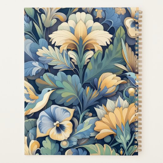 Bloem Morris kunst Planner (Achterkant)