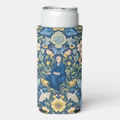 Bloem Morris kunst Seltzer Blikjeskoeler (Seltzer Achterkant)