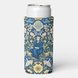 Bloem Morris kunst Seltzer Blikjeskoeler