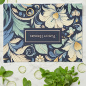 Bloem Morris kunst Theedoek (Gevouwen)