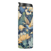 Bloem Morris kunst Thermosbeker (Geroteerd rechts)