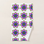 Bloem Motief Mandala Bad Handdoek (Handdoek)