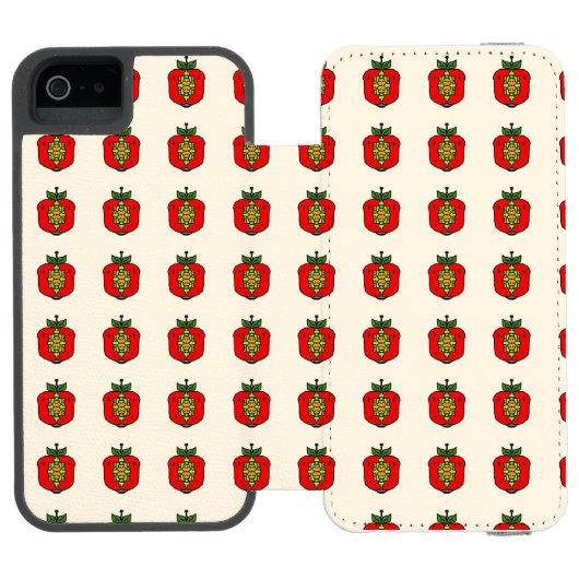 Bloem Motief Mandala Incipio iPhone Portemonnee Hoesje (Agenda Open)