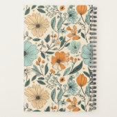 Bloem Motief Vintage Planner (Achterkant)