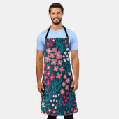  bloem naadloos. eindeloos herhaald schort (Gedragen)