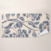  bloem naadloos patroonelement. Elegant t Badhanddoek (Badhanddoek)