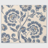  bloem naadloos patroonelement. Elegant t Cadeaupapier (Vlak)