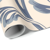  bloem naadloos patroonelement. Elegant t Cadeaupapier (Rol Hoek)