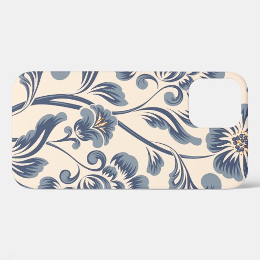  bloem naadloos patroonelement. Elegant t Case-Mate iPhone Case (Achterkant (horizontaal))