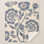 bloem naadloos patroonelement. Elegant t Sherpa Deken (Voorkant)