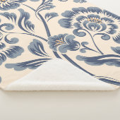 bloem naadloos patroonelement. Elegant t Sherpa Deken (3/4)