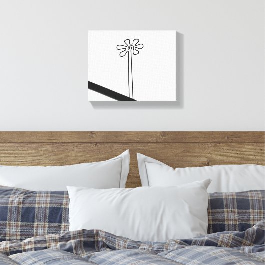 Bloem Nazca Peru oude idool geoglyf symbool Ind Canvas Afdruk (Insitu (Slaapkamer))