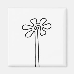 Bloem Nazca Peru oude idool geoglyf symbool Ind Magneet
