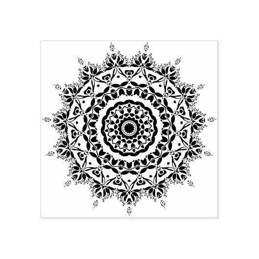 bloem nieuwe kunststempel rubberstempel (Afrduk)