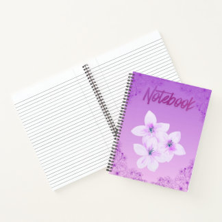 bloem notitieboek
