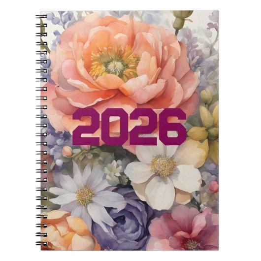 bloem notitieboek (Voorkant)