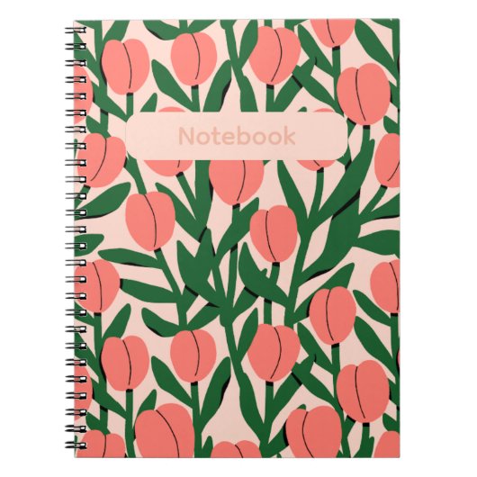 Bloem Notitieboek – Elegante Bloem-Thema (Voorkant)