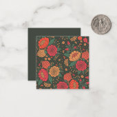 bloem notitiekaartje (Voorkant / Achterkant in situ)