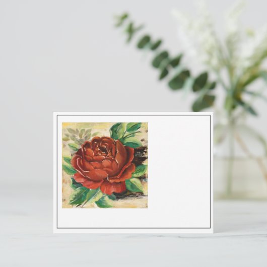 Bloem nr.1 briefkaart (Staand voorkant)