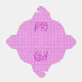 Bloem olifant - orchidee en magenta bedankdoosjes (Uitgevouwen)