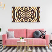 Bloem omwikkelde canvas afdruk (Insitu (Woonkamer))