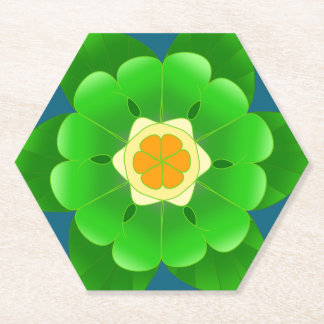 Bloem Onderzetter1 van Black Lion Creations Kartonnen Onderzetters