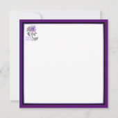 Bloem op de woestijnkaart kaart (Achterkant)